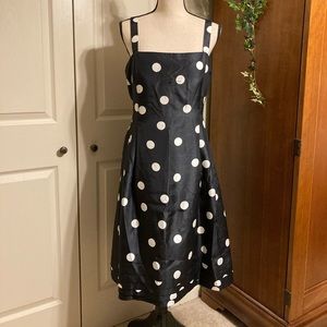 Jessica Howard Navy / white dot dress size 16